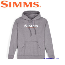 Худи Simms Logo Hoody Grey Heather размер XL
